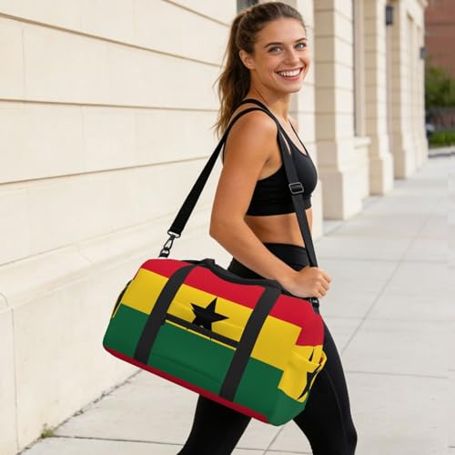 Bandolera de mano con bandera de Ghana para lucir tus raíces con orgullo 7