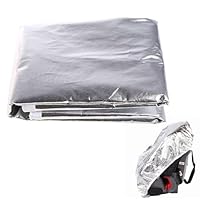 Kinder Autositz Sonnenschutzbezug,Sonnenschutz Abdeckung für Auto,Kindersitz Sitzschoner Auto UV-Schutz Sonnenschutz Kindersitz Staubdicht Regenschutz für Kinder Baby Säugling Autositz Schutz,108x80cm