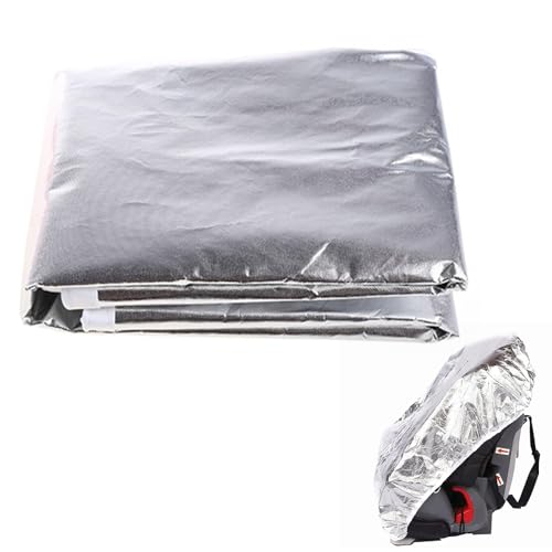 Protector silla coche para silla Anti UV,Parasol Coche Bebe Silla Ajustable,Protector Termico Universal, Protección Solar, Resistente al Polvo, Protección Contra la Lluvia