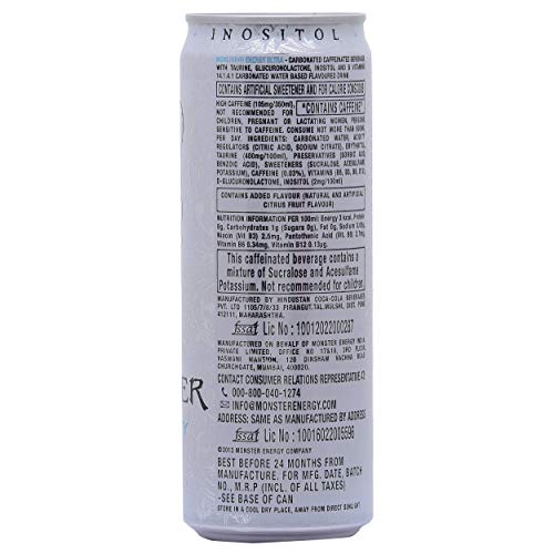 Image of Monster Energy Drink Vegetarian - Ultra, 350Ml, Mixed Fruit