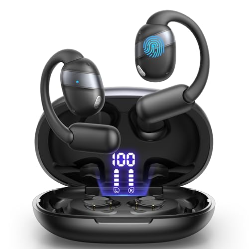 Open Ear Headphones Earbuds Wireless, 5.4 Bluetooth Ear Buds...