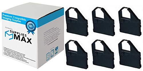 SuppliesMAX Compatible Replacement for Star NX-1000/LC10 Black Printer Ribbons (6/PK) (LC-9HD)