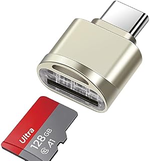 TF Card Reader, USB-C to TF Card Reader, Type C TF Memory Card Reader Adapter OTG USB 3.0 for Window Mac OS X Android