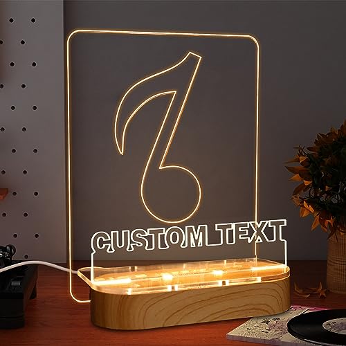 YuanDian Soporte de Disco de Vinilo Personalizado Iluminado - Exh...