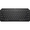 Logitech MX Keys – Mini teclado minimalista e inalámbrico iluminado, compacto, Bluetooth, retroiluminación, USB-C, compatible con Apple macOS, iOS, Windows, Linux, Android, construcción de metal, color negro (renovado)