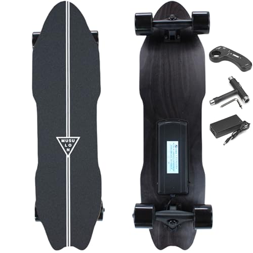 WACLMOTAKE MonopatíN EléCtrico, Longboard EléCtrico para Desplazamientos Urbanos, 40 km/h máximo, Monopatines EléCtricos para Principiantes Y Adolescentes Single-Drive-8km