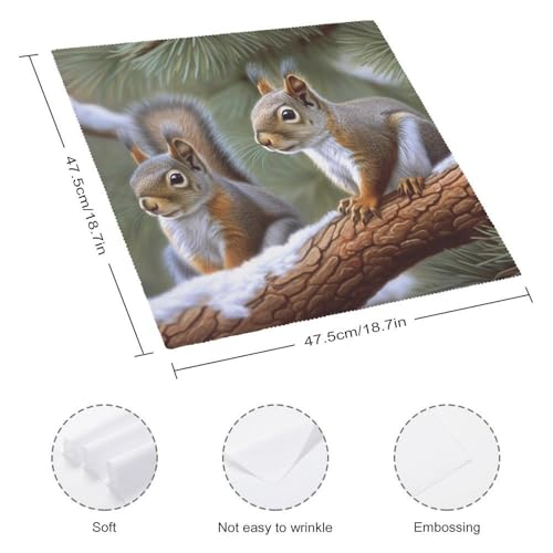 Servilletas de tela lavables 4 unidades cuadradas miniatura 2