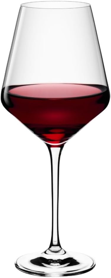 Gerlach 1760 Wine Glasses Red Wine Glasses Set of 6 550 ml Red Wine Goblets Crystal Glass Wine Glass Dishwasher Safe Modern