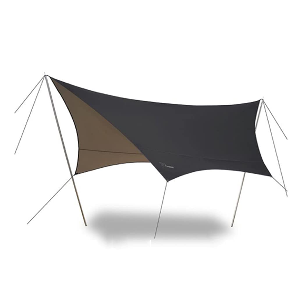 Telo Esagonale per Tenda Amaca con Staffa, Impronta da Campeggio Rifugio Parasole da Spiaggia Tende da Picnic per Escursionismo Campeggio