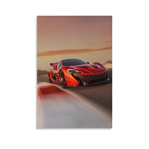 Toile Peinture Mur Art Supercar pour Rénover un Mur Blanc sans Charme