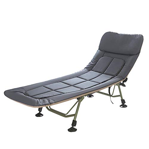 FUFU Deckchairs Lounge Chair, Lunch Bed Lounge Office Einzelfaltbares Bett 200x70x30cm Klappbar