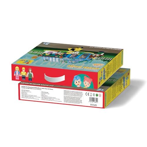 Ogi Mogi Toys Eğitici Bloklar Kahve Evi 642 Parça Yapı Seti