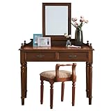 Tabouret rembourré confortable : un coussin moelleux offre une expérience de maquillage confortable, et le tabouret se range facilement sous la coiffeuse pour gagner de la place. Le coussin en mousse haute résilience avec dossier assure un confort ultime