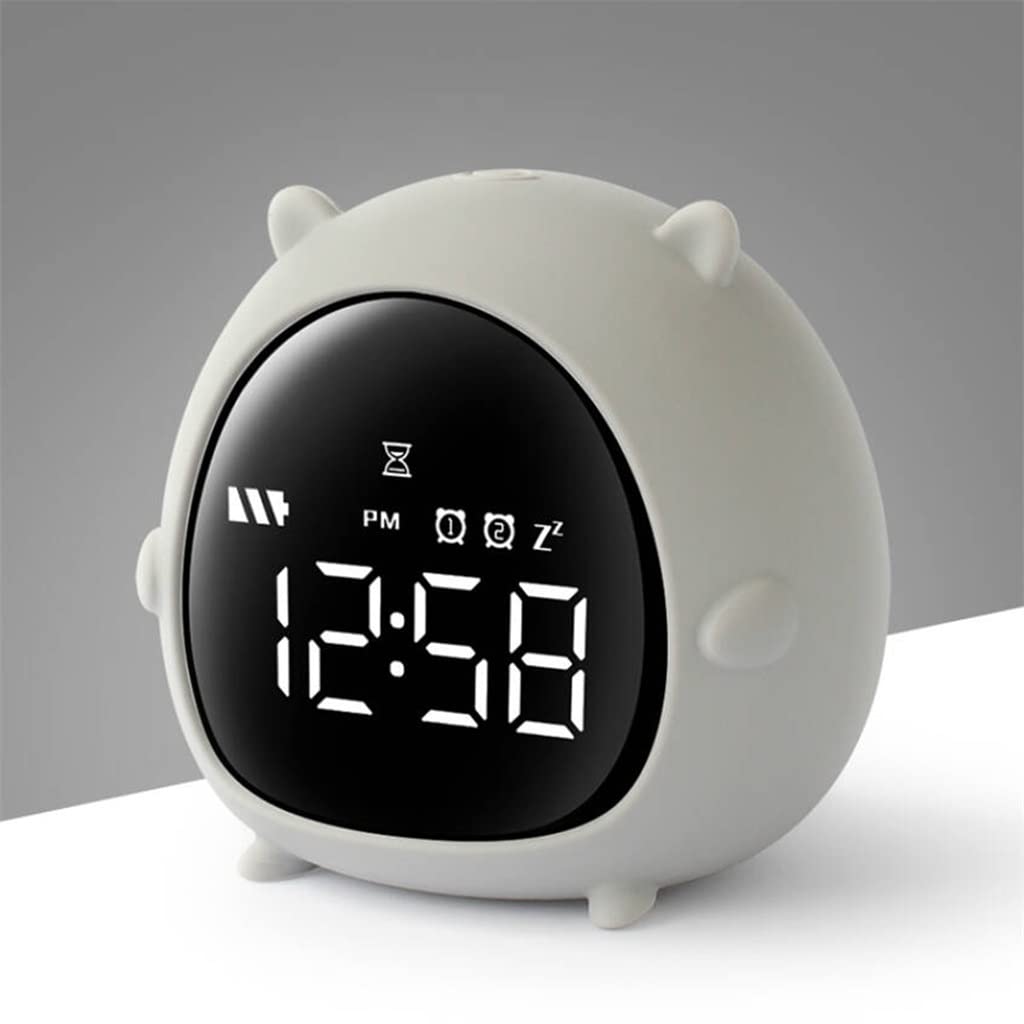 DYKKLKQ Sleep Bedside Alarm Clock Digital Wake up Temperature Snooze Timer Clock for Bedroom
