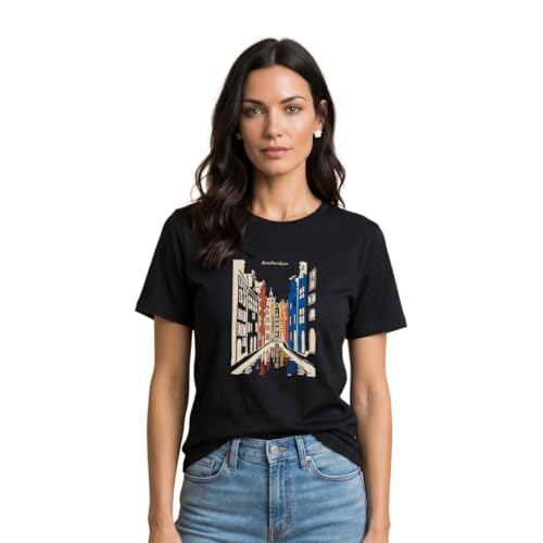 Image of Nobero Women's Graphic Printed T-Shirt | Regular Fit 180 GSM Cotton Tee for Women | Comfortable Round Neck Casual Wear