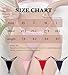 BFTBTY G-String Thongs for Women Low Waist Sexy Underwear No Show Cheeky T-Back Bikini Panties 4 Pack Red L