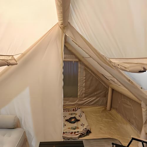 Carpa inflable grande para camping, familiar con ventilación miniatura 1