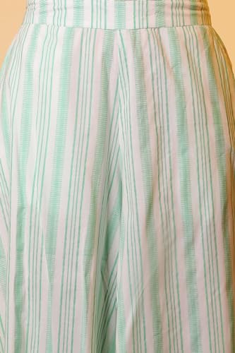 Image of Aurelia Women's Loose Fit Cotton Palazzos