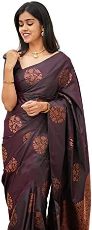Shiv Textiles Womens Banarasi Saree Saree (pack of 1)
