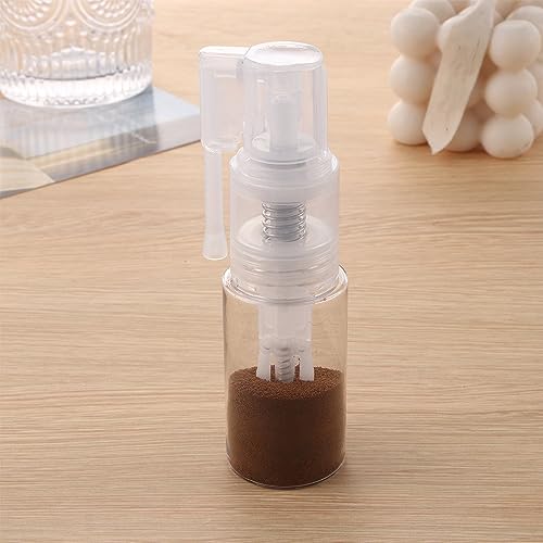 Botella pulverizadora polvo 2 piezas portátil miniatura 7