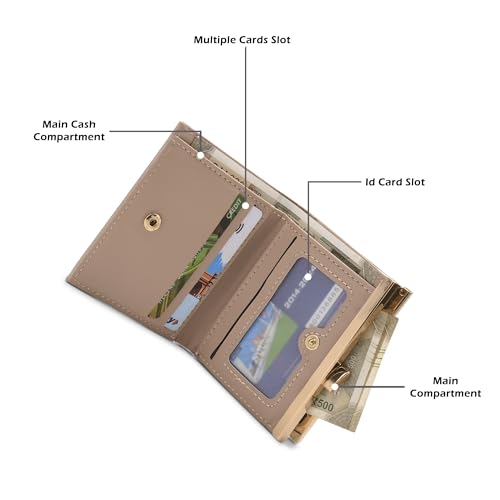 Image of Lavie Luxe Women's Frame25 Small Bifold Wallet | Gift for Women