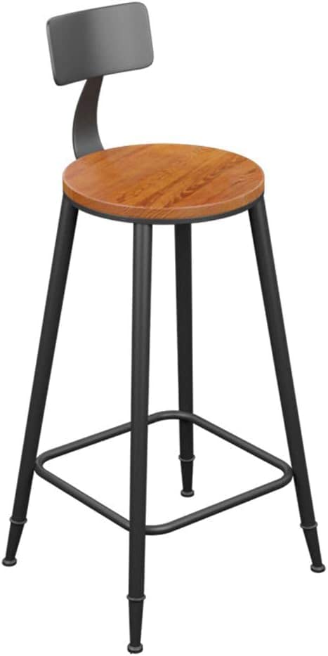 PenKee s Counter Chairs s Bar Chairs Stool High Ctool for Home and Kitchen Comfort Kitchen Breakfast Chair Counter Greenhouse/Sitting Height 73cm (Black)