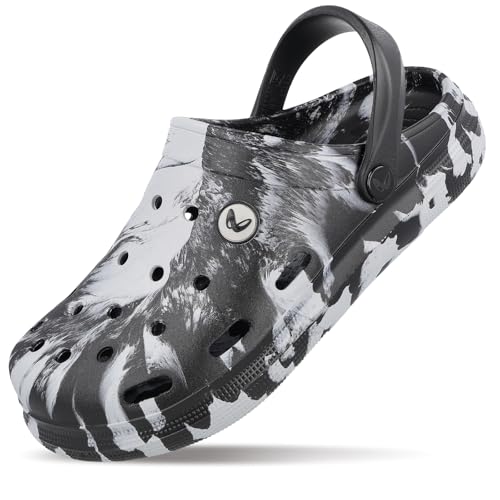 Image of WALKAROO Men's Clogs Sandal with Soft Sole, Ventilated and Lightweight - WC8778