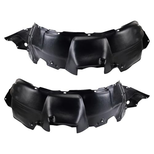 Image of TRQ Front Inner Fender Liner Set Compatible with 2004-2007 Toyota Highlander TO1250113 TO1251113