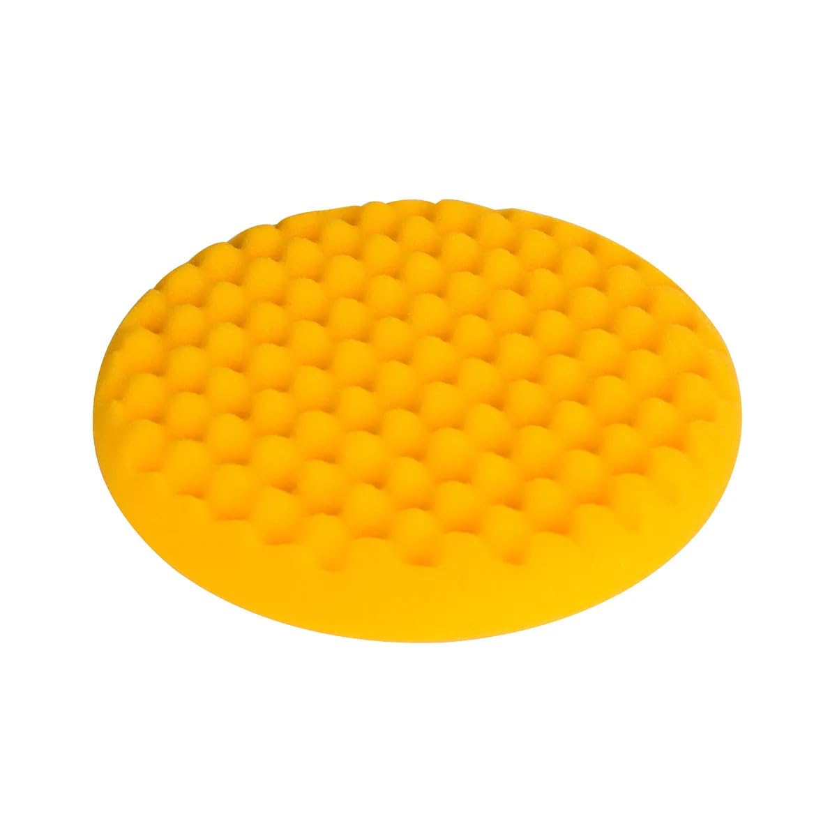 Mirka spugna per lucidare Ø180mm x 25mm / gialla ondulata/per lavori di finitura e lucidatura/per lucidanti Polarshine / 1 confezione