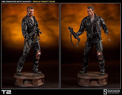 Sideshow Collectibles Terminator 2 T-800 Battle Damaged Premium Format Figure Statue