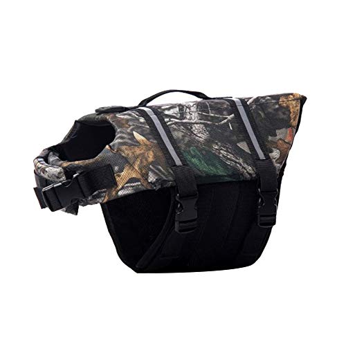 MISSMAO Dogs Swimming Lifejackets Reflective Saver Preserver Floatation Vest Coat With Adjustable Belt Colour 5 XL