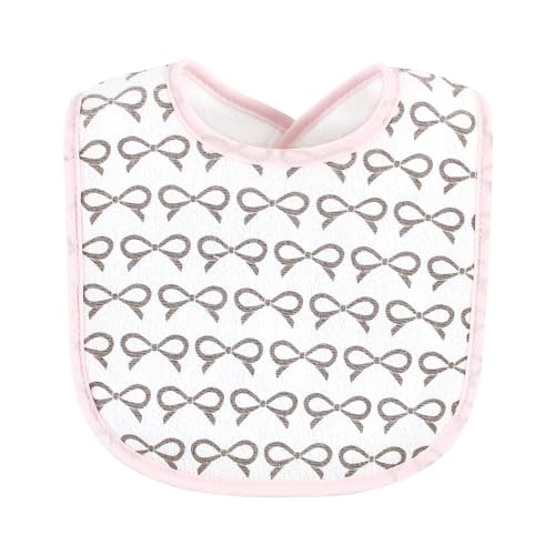 Image of Hudson Baby Unisex Baby Fiber Filled Drooler Bibs 3pk, Heaven Sent Heart Arrow, One Size