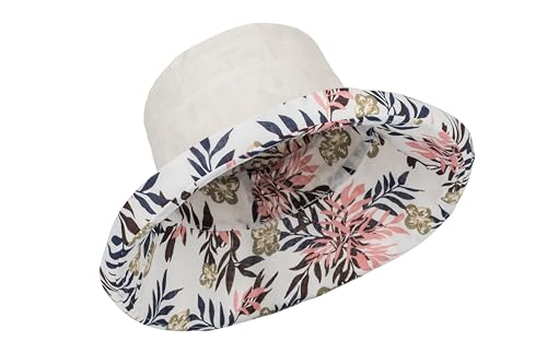 Reversible Bucket Hat for Women - Double-Sided Wide...
