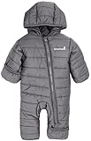 Snonook Baby Boys' & Girls' Insulated Powder Light Waterproof Snowsuit, Charcoal Grey, 18/24 Months