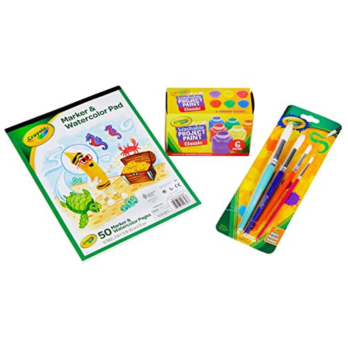 Crayola Kids Paint Set, Washable Kids Paint, Craft Supplies, Gift For Kids, Ages 3, 4, 5, 6, 7 [Amazon Exclusive] #TOP4