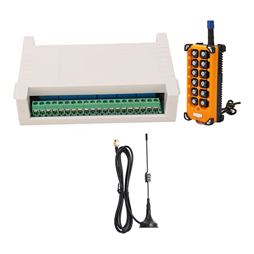 Odorkle Kit de Relais Télécommande sans Fil 433 MHz à 12 Boutons (DC12V)