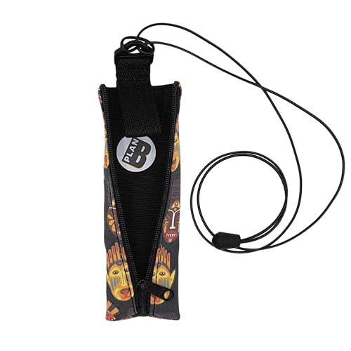 Plan B, Beschermhoes voor Elektronische Sigaret/Vape Pen 2,50 cm Diameter, 100 cm Snoer, Veelkleurige Maskers, Unisex, Stof (Afrika) - Afbeelding 5