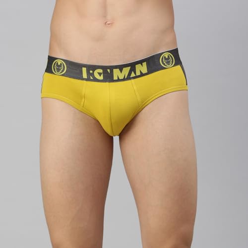 Image of Zoiro Men's Brief | Soft Band | Soft No-Marks Elastic | Breathable Innerwear | Pack of 1 | Color May Vary