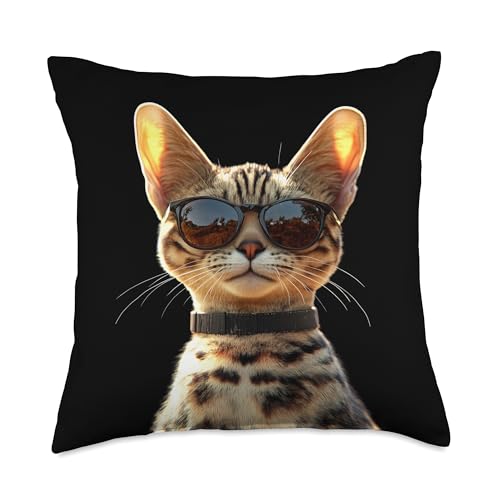 Savannah Cat Leopard Serval Cat Mom Cute Savannah Cats Throw