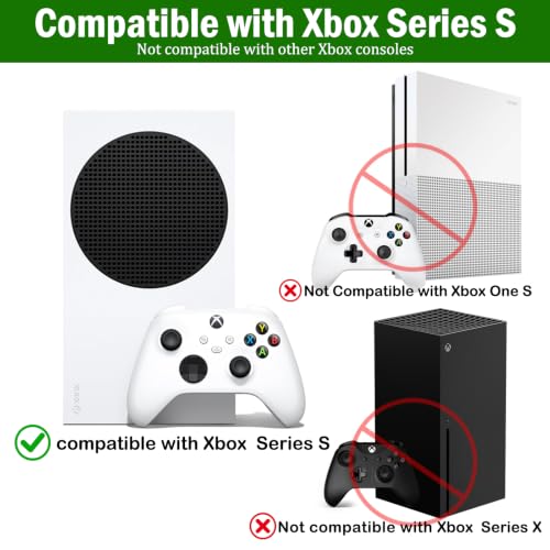 Image of Wall Mount Kit for Xbox Series S,Steel Mount Includes Detachable Controller Holder and Headphone Stand （NOT for Xbox ONE S）