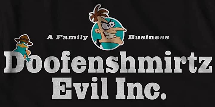 Vista 3 de Disney Phineas and Ferb Doofenshmirtz Evil Incorporated Camiseta