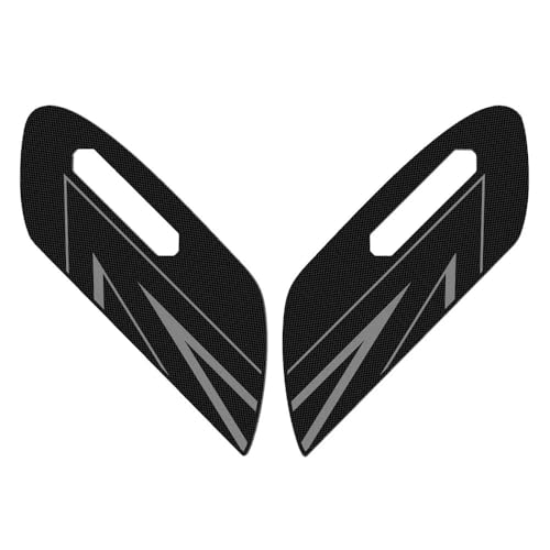 Autocollant protection réservoir moto Trident 660 pad latéral noir