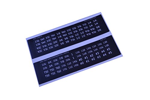 Mltools 1/2 Inch 15 Piece Black Dura Pro Twist Lock Socket Organizer Clips With 96 Id Stickers - Made In Usa #TOP2