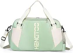 Bolsa Mala de Mão 10kg Viagem Academia Bordo Grande Avião – Compartimento para Tênis, Área Seca e Molhada, Alça Ajustável, Ideal para Viagens e Academia (Verde)