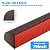 Flexible Quarter Round Molding, Peel and Stick Rubber Floor Trim for Bathrooms, Kitchens, Countertops,Flexible Moulded Trim 0.7" ×0.7" (Deep Coffee Color, 79Inch)