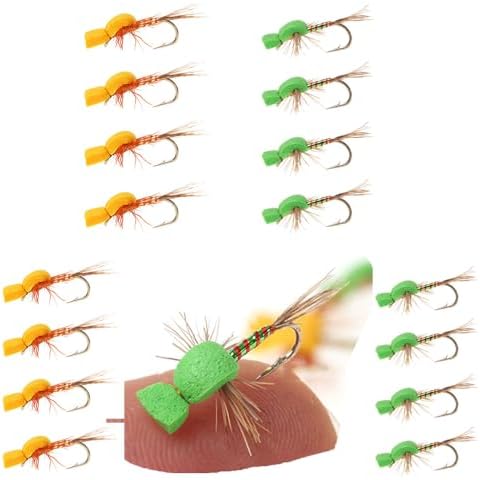 Deer Hair Dry Flies for Topwater Fishing, for Catching Trout, Salmon, Bass Cover