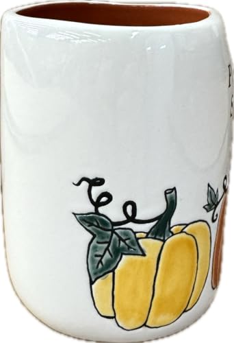 Taza de cerámica Rae Dunn blanca 16 oz miniatura 5