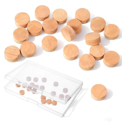 20 Pcs Trombone Spit Valve Cork Trumpet Repairing Cork Pads,