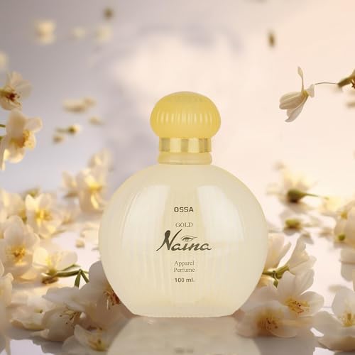 Image of Ossa Gold Naina Perfume for Women, 100ML | Long Lasting Perfume | Musky Ambery Fragrance | Premium Wear Scent for All-Day Freshness, Confidence & Elegant Feminine Appeal