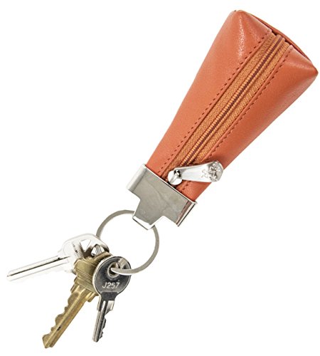 VISCONTI K10 Leather Key Ring Zippered Coin Pouch